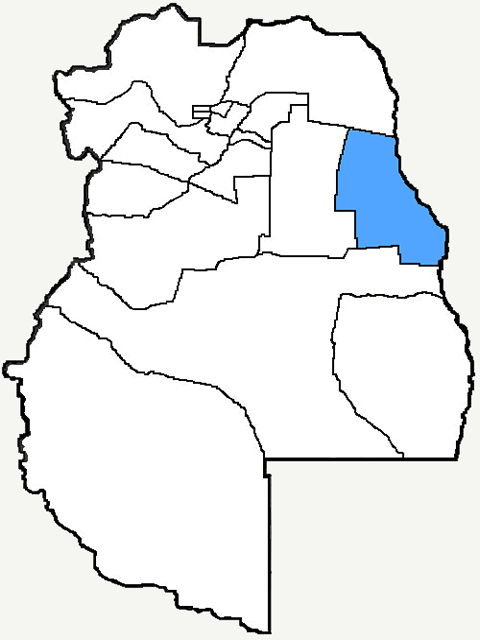Mapa de La Paz Mendoza Argentina