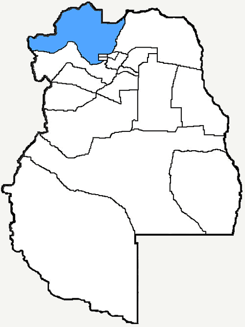 Mapa de Las Heras Mendoza Argentina