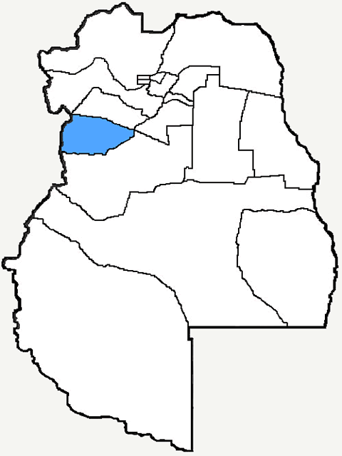 Mapa de Tunuyan Mendoza Argentina