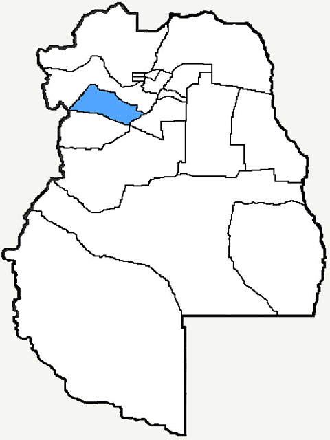 Mapa de Tupungato Mendoza Argentina